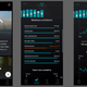 Scores: readiness is 81/good, sleep is 75/good. Middle screenshot shows contributors to the score (RHR, HRV balance, body temp, etc; only the previous night's sleep is in the red). Right side screenshot shows two spiky graphs described in caption.